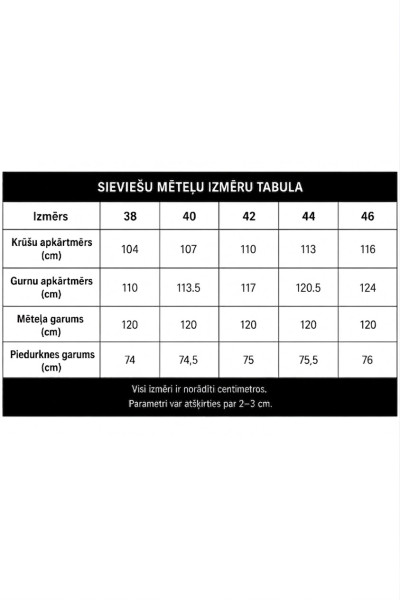  Sieviešu Trenčs Siena
