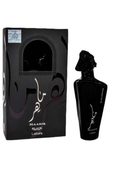 Maahir Black Edition Lattafa Perfumes EDP 100 ml smaržas