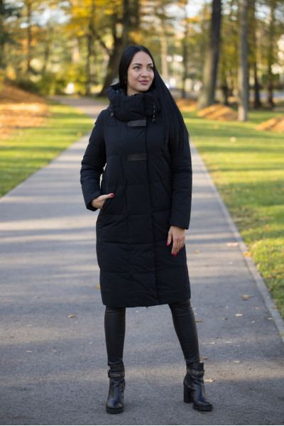 Woman jacket coat Toska black