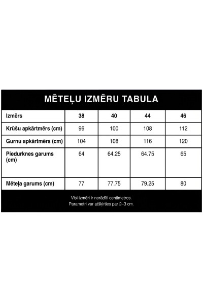 Sieviešu virsjaka Novaro