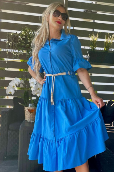 Summer dress blue Maria V