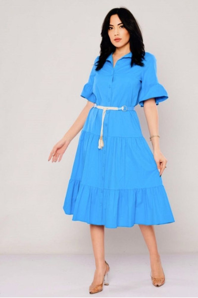 Summer dress blue Maria V