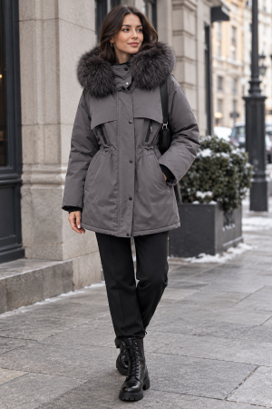 Parka ar dabīgo kažokādu Sofia