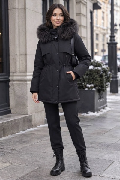 Parka ar dabīgo kažokādu Sofia