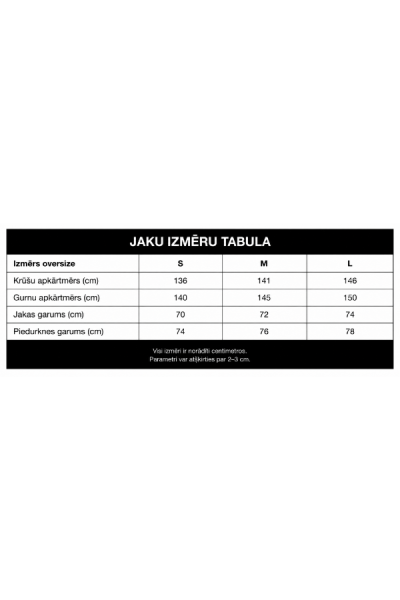 Dabīgā dūnu jaka Prano