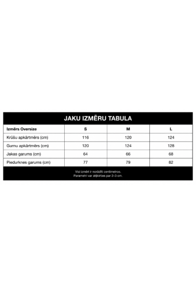 Saīsināta jaka Mila