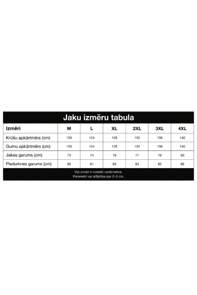 Vīriešu silta jaka Barca