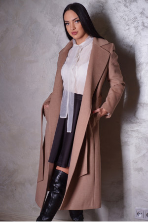 Women's cashmere wool coat Lanco