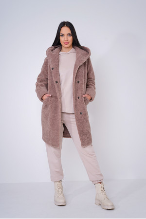 Women's teddy wool coat Liano